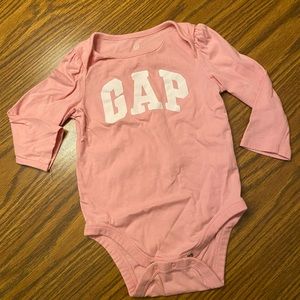 Baby GAP Logo Long Sleeve Bodysuit